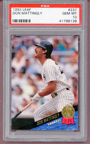 1993 Leaf Don Mattingly #237 card