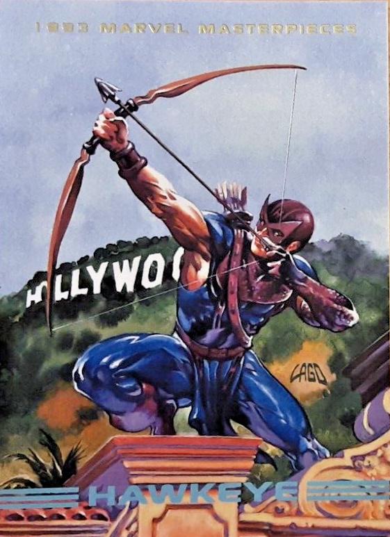 1993 Masterpieces Hawkeye #70 card