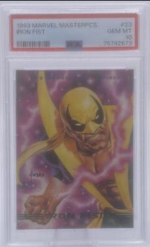 1993 Masterpieces Iron Fist #23 card