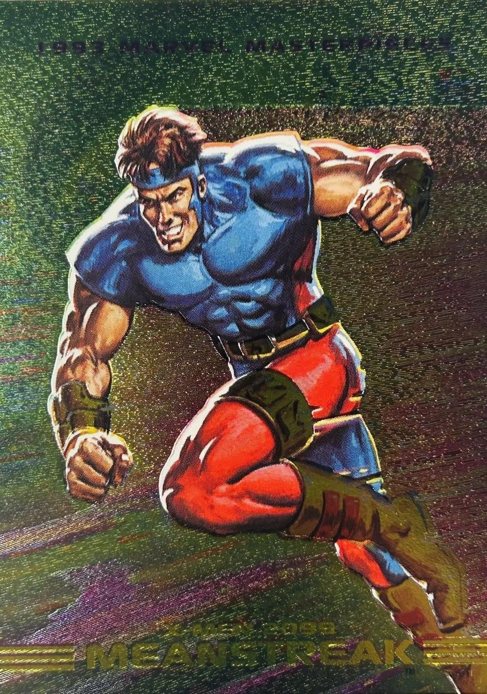 1993 Masterpieces X-Men 2099 Dyna-Etch Meanstreak #S1 card