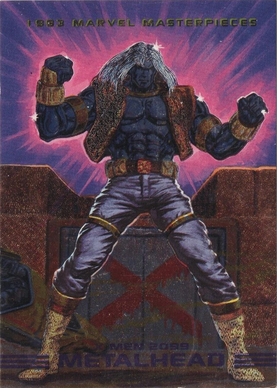 1993 Masterpieces X-Men 2099 Dyna-Etch Metalhead #S4 card