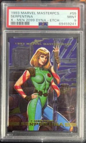 1993 Masterpieces X-Men 2099 Dyna-Etch Serpentina #S5 card