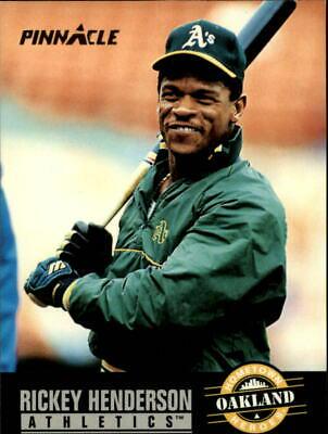 1993 Pinnacle Rickey Henderson #308 card