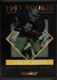 1993 Pinnacle Rookies Jerome Bettis #7 card