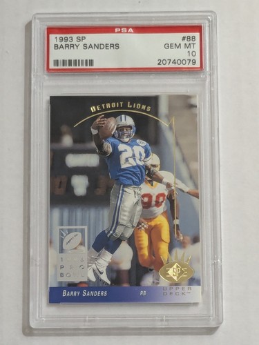 1993 SP Barry Sanders #88 card