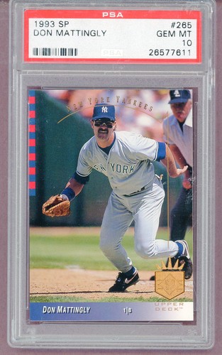1993 SP Don Mattingly #265 card