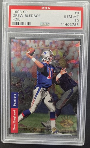1993 SP Drew Bledsoe [Foil] #9 card
