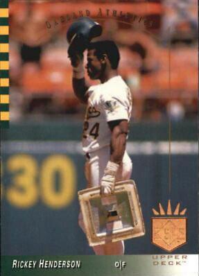 1993 SP Rickey Henderson #40 card