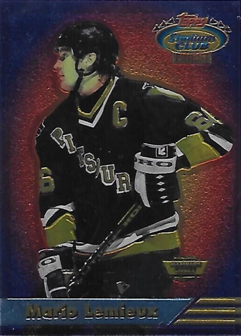 1993 Stadium Club Finest Mario Lemieux [Members Only] #10 card