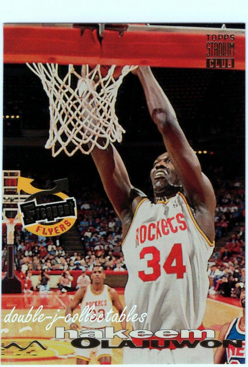 1993 Stadium Club Hakeem Olajuwon #348 card