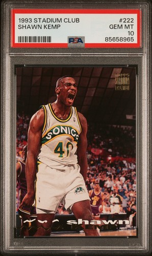 1993 Stadium Club Shawn Kemp #222 card