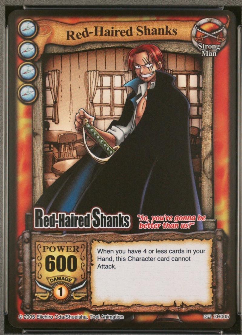 1993 The Quest Begins Red-Haired Shanks CH005 card