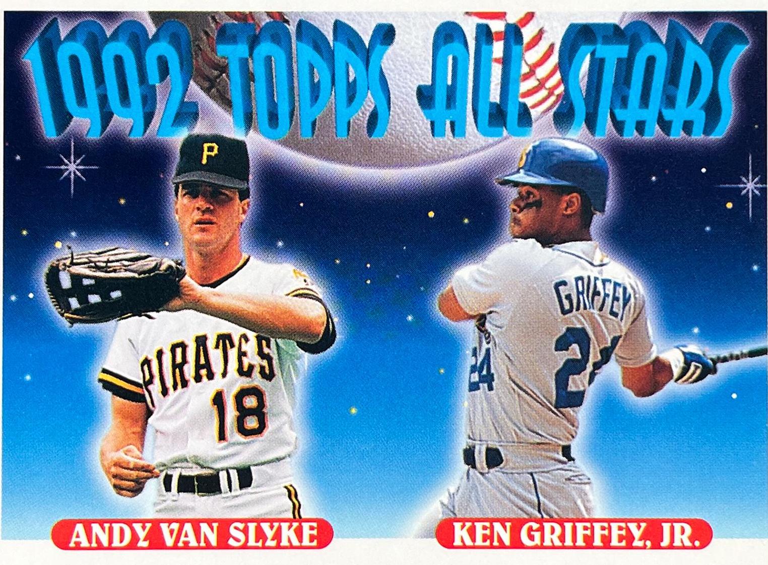 1993 Topps Andy Van Slyke / Ken Griffey Jr. #405 card