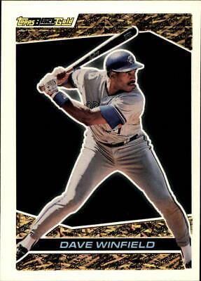 1993 Topps Black Gold Dave Winfield #44 card
