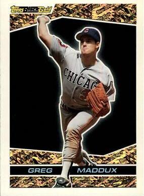 1993 Topps Black Gold Greg Maddux #12 card