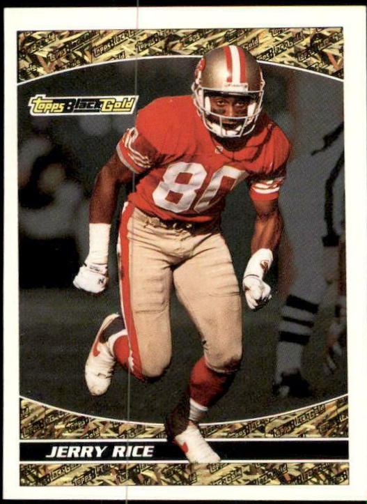 1993 Topps Black Gold Jerry Rice #12 card