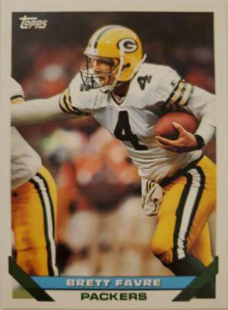 1993 Topps Brett Favre #250 card