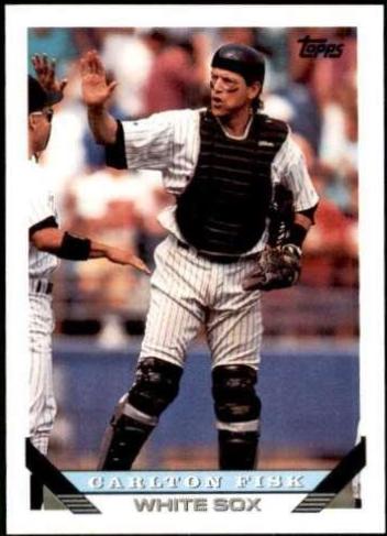 1993 Topps Carlton Fisk #230 card