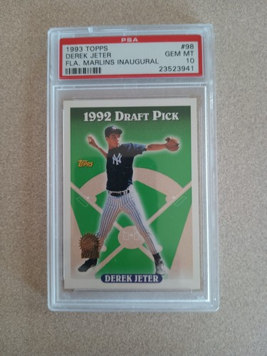 1993 Topps Derek Jeter [Marlins Inaugural] #98 card