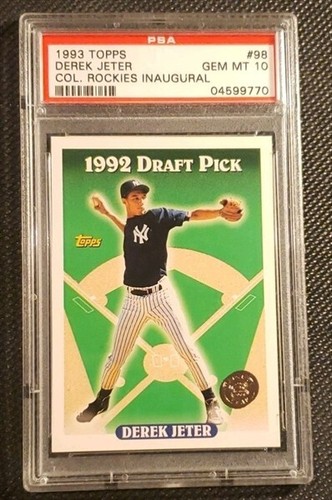 1993 Topps Derek Jeter [Rockies Inaugural] #98 card