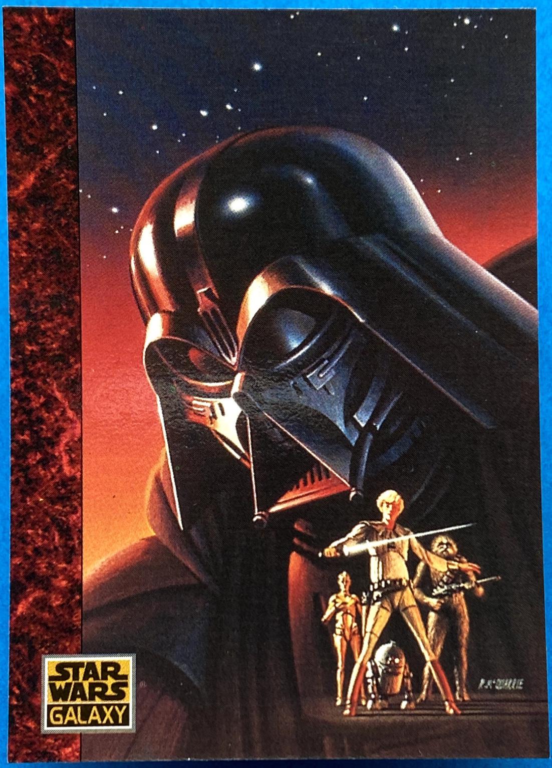 1993 Topps Galaxy An Evil Darth Vader #59 card