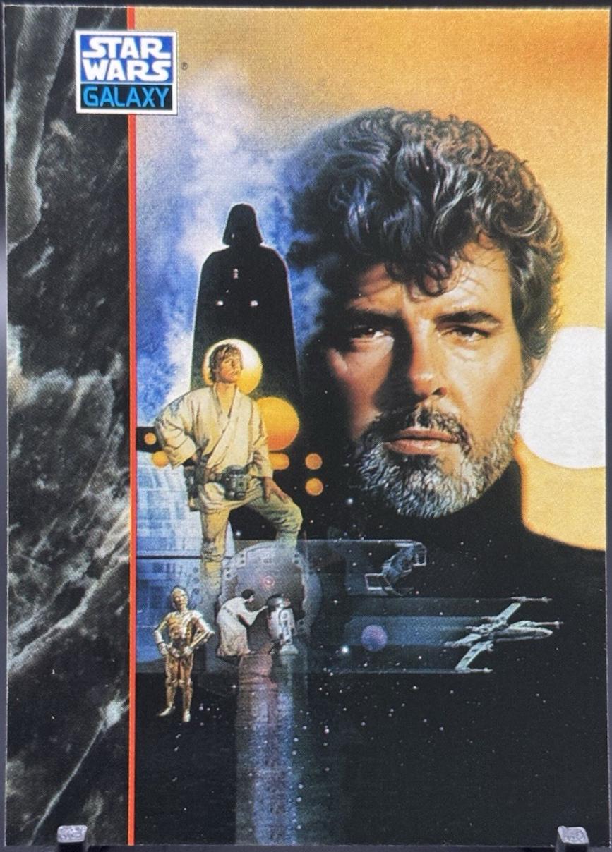 1993 Topps Galaxy George Lucas #2 card
