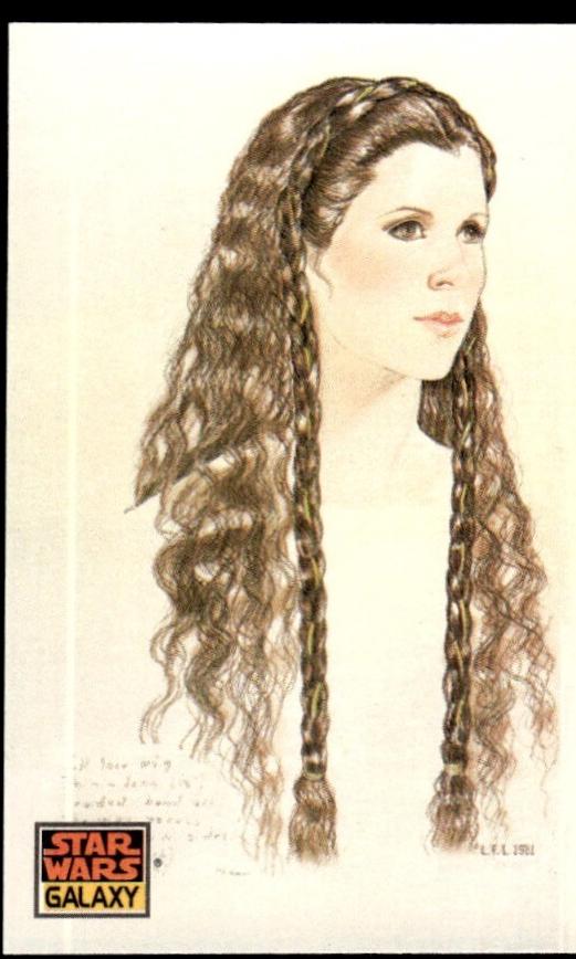 1993 Topps Galaxy Princess Leia's Hair #39 card