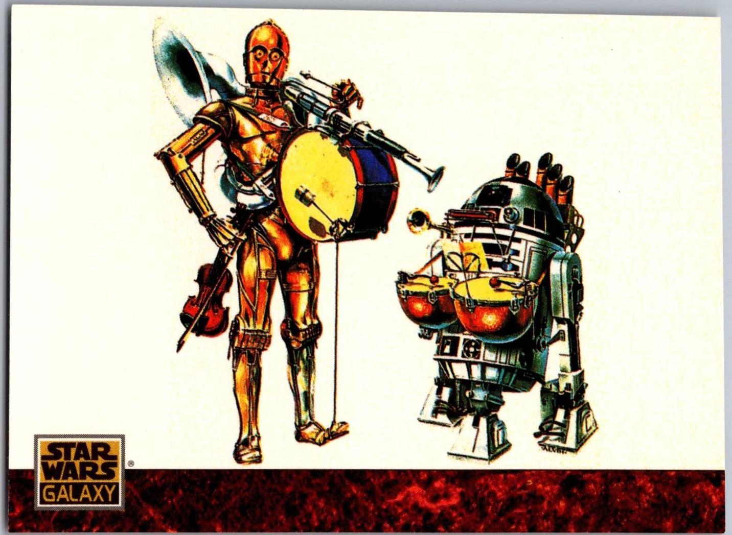 1993 Topps Galaxy Strike Up the Droids #78 card