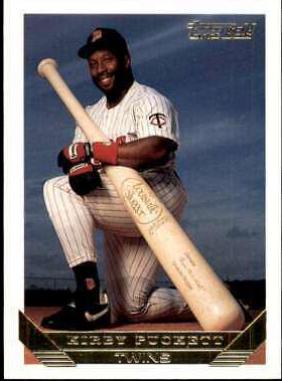 1993 Topps Gold Kirby Puckett #200 card