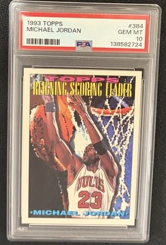 1993 Topps Michael Jordan #384 card