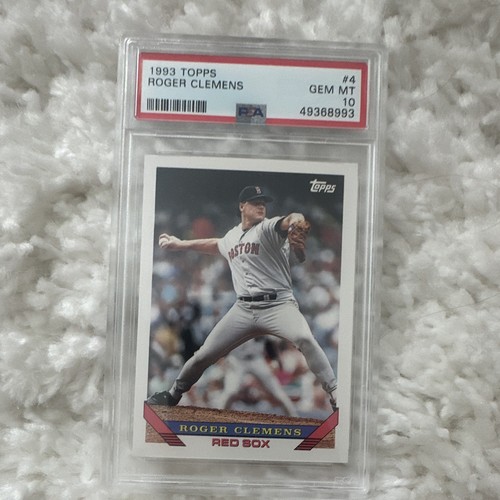 1993 Topps Roger Clemens #4 card