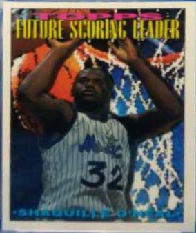 1993 Topps Shaquille O'Neal #386 card