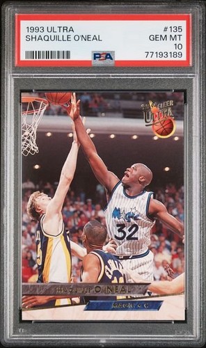 1993 Ultra Shaquille O'Neal #135 card