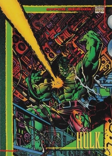 1993 Universe Hulk #1 card