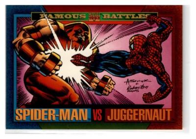 1993 Universe Spider-Man vs Juggernaut #165 card