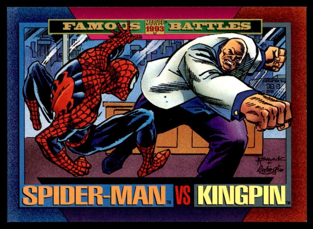 1993 Universe Spider-Man vs Kingpin #169 card