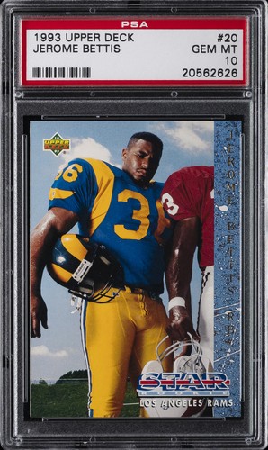 1993 Upper Deck Jerome Bettis #20 card