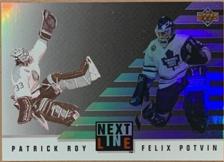 1993 Upper Deck Next in Line Patrick Roy/Felix Potvin #NL6 card