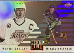 1993 Upper Deck Next in Line Wayne Gretzky/Michael Nylander #NL1 card