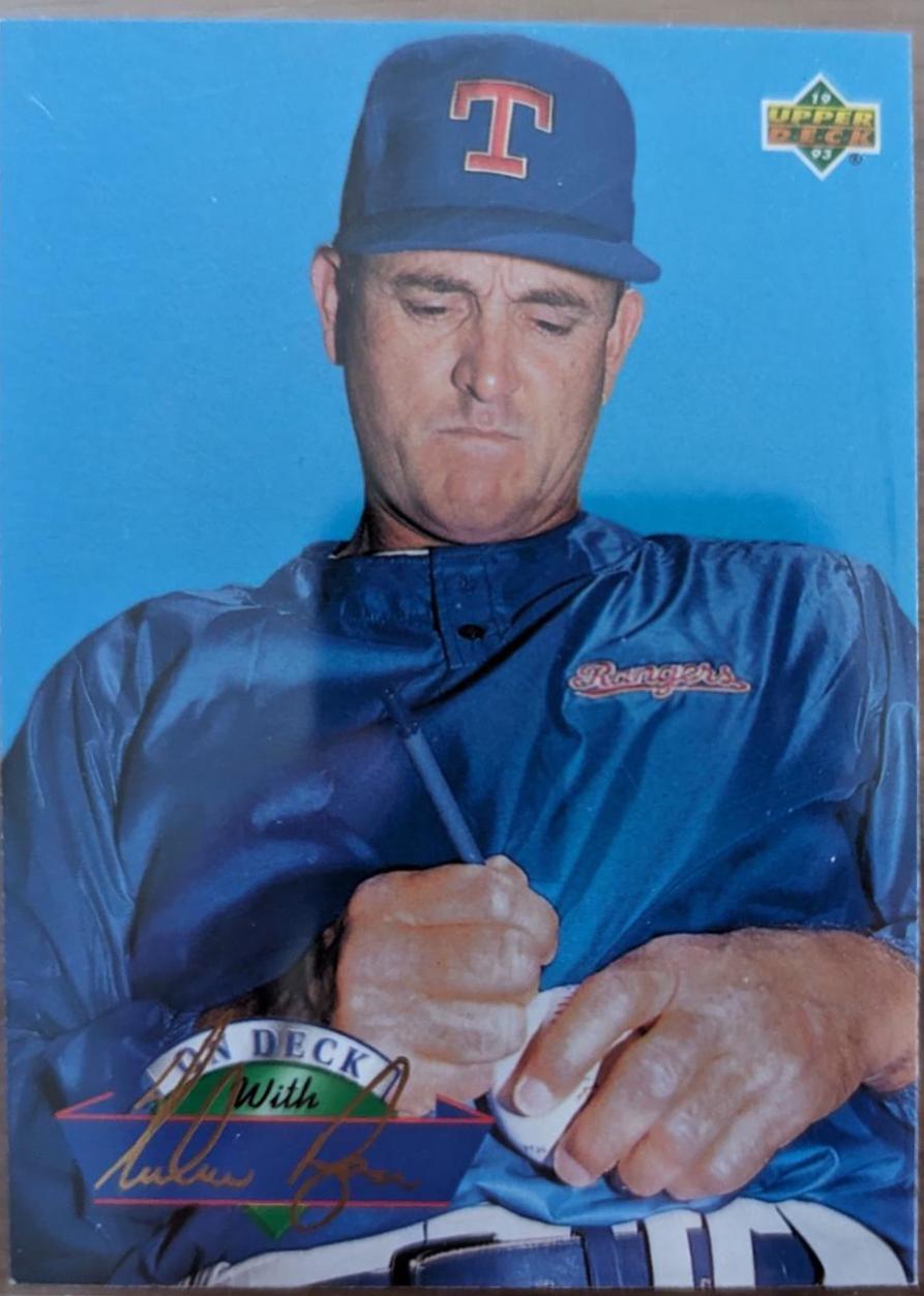 1993 Upper Deck on Deck Nolan Ryan #D20 card