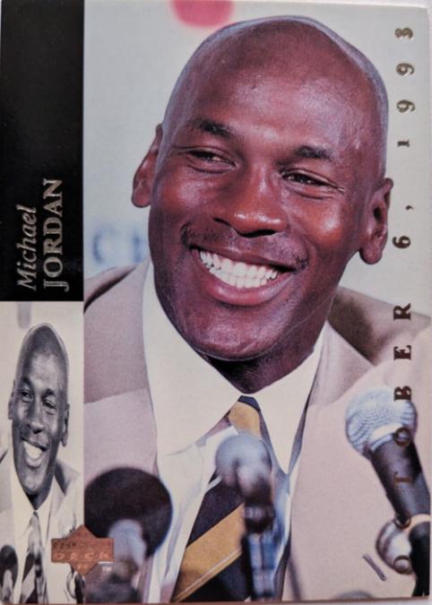 1993 Upper Deck SE Michael Jordan Retirement #MJR1 card