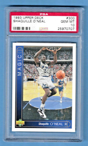1993 Upper Deck Shaquille O'Neal #300 card
