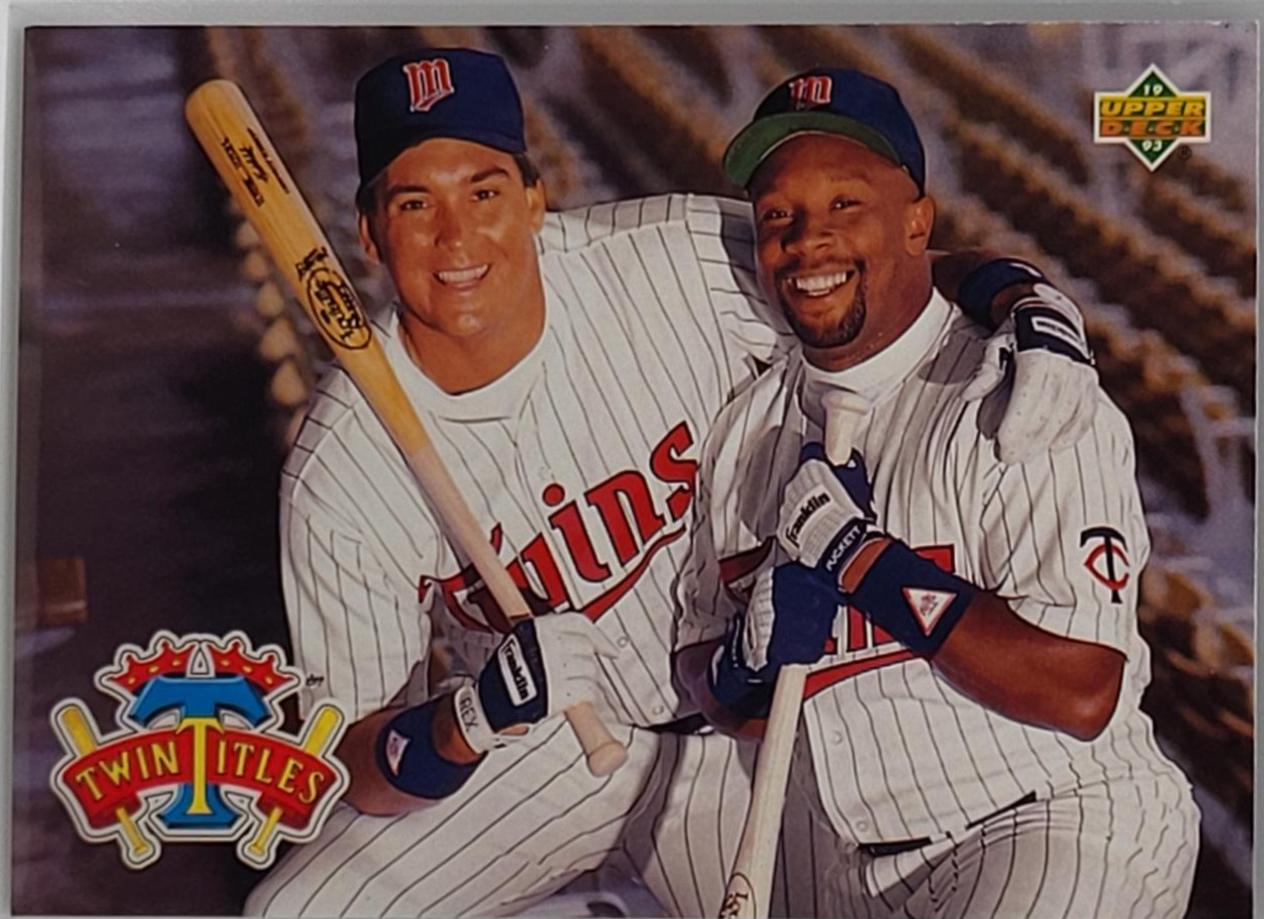 1993 Upper Deck Twin Titles: Kent Hrbek / Kirby Puckett #50 card
