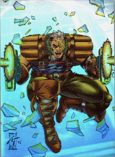 1993 X-Men Series 2 Hologram Cable #H-1 card
