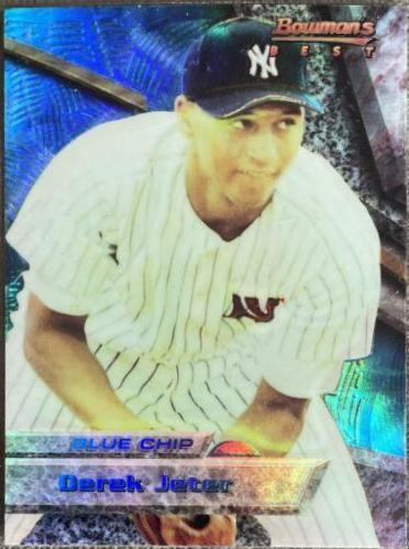 1994 Bowman's Best Derek Jeter [Blue] #2 card
