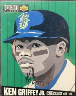 1994 Collector's Choice Ken Griffey Jr. [Silver Signature] #317 card