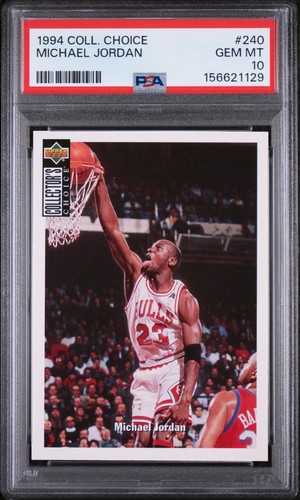 1994 Collector's Choice Michael Jordan #240 card