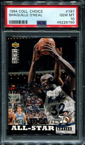 1994 Collector's Choice Shaquille O'Neal #197 card