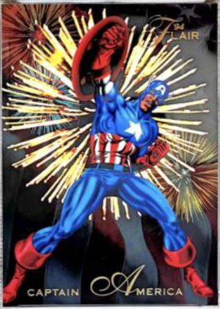 1994 Flair Captain America #16 card