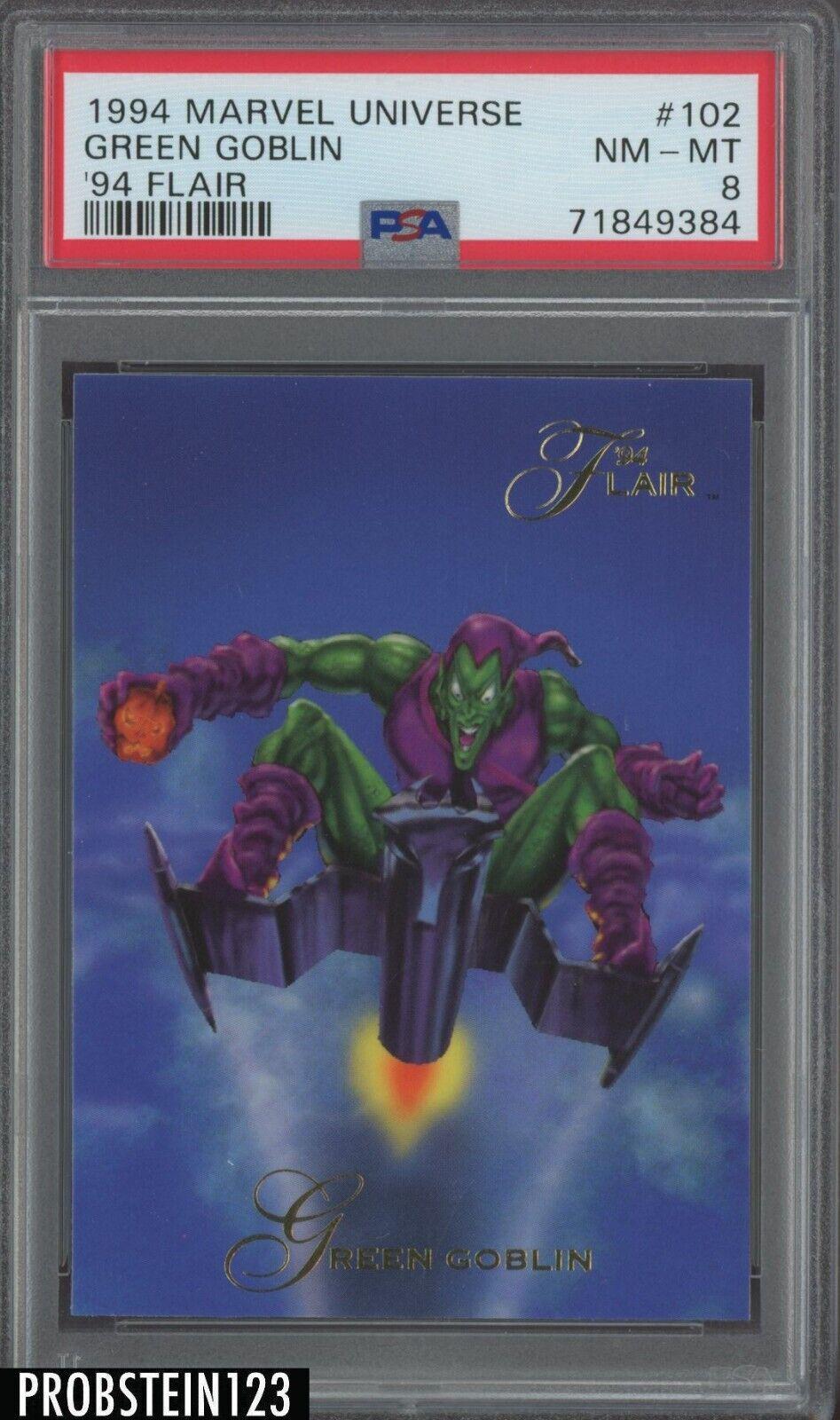 1994 Flair Green Goblin #102 card